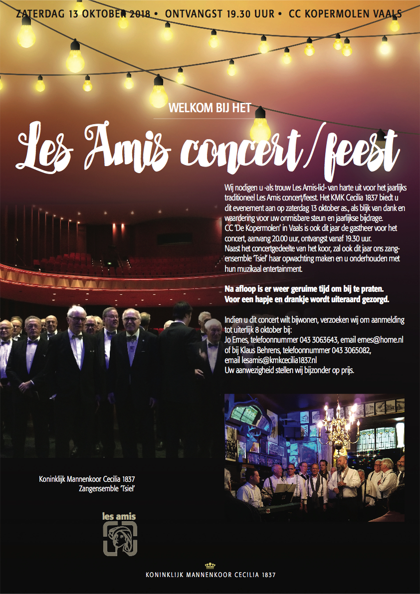 LES AMIS CONCERT 2018