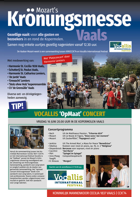 Flyer Krönungsmesse Vaals 2