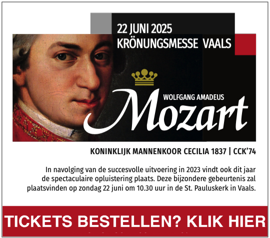 KMK KRONUNGSMESSE ADVERTENTIE TICKETVERKOOP 2025